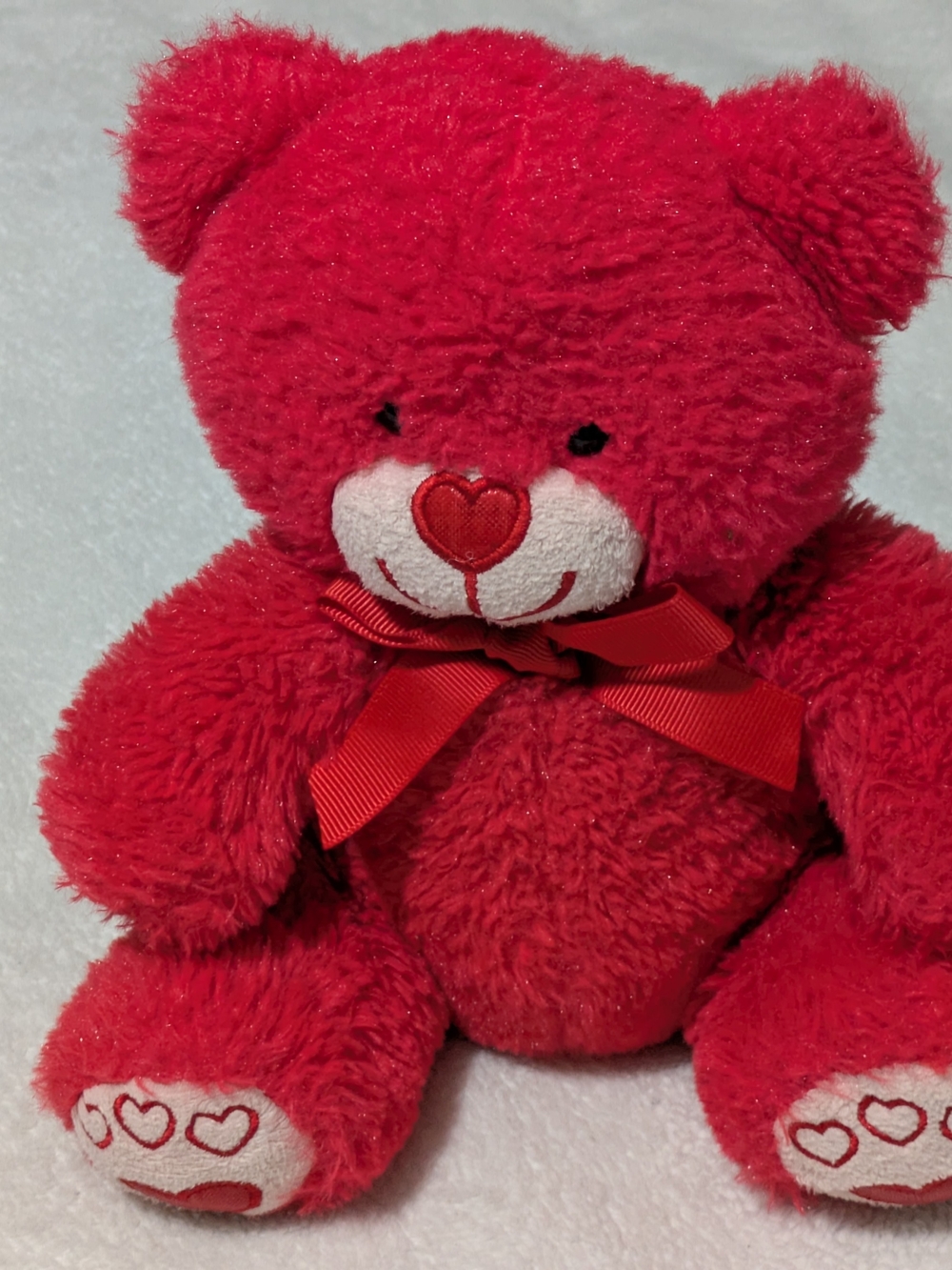 Fiesta Red Valentine Teddy Bear Plush 9"